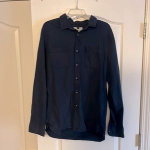 Navy Topman button-down shirt (L)